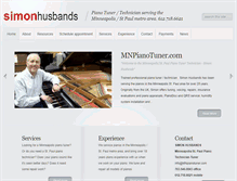 Tablet Screenshot of mnpianotuner.com